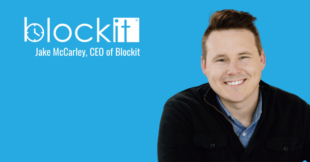 Jake McCarley, CEO of Blockit